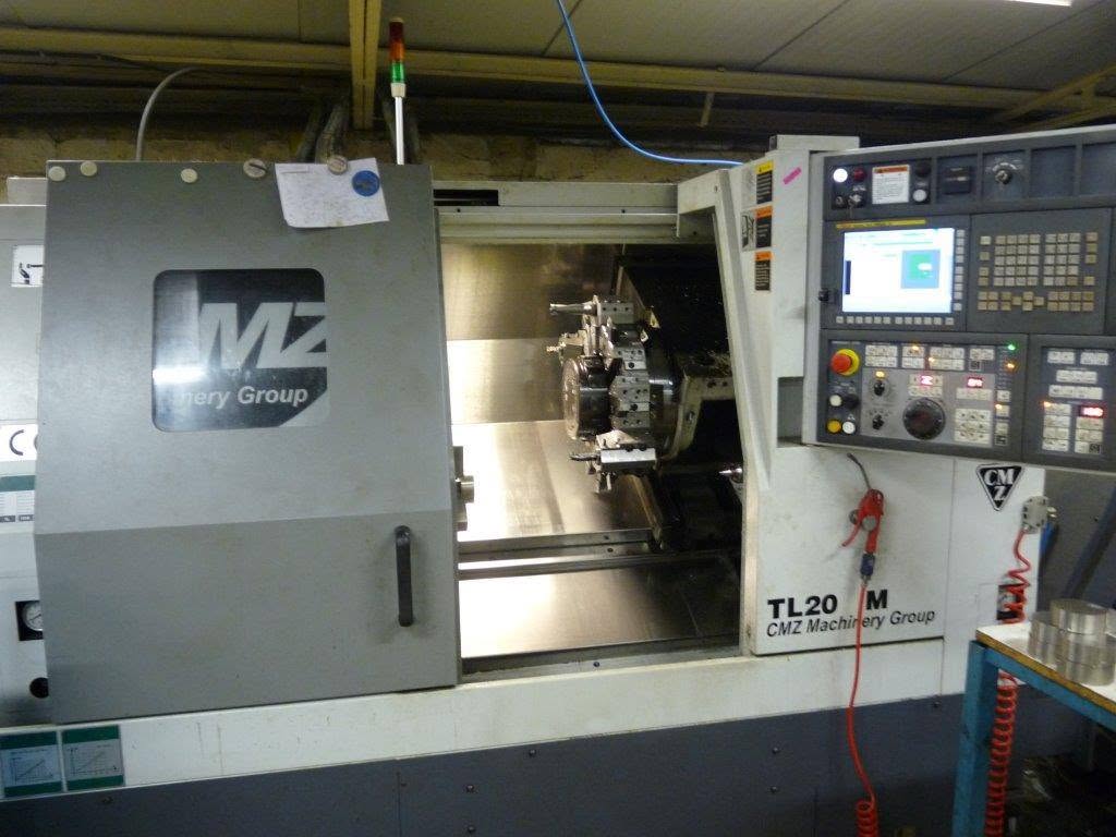 Tour CNC CMZ TL20 M dans l'atelier de la Société Froment